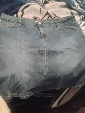 Wahl Blue Denim Mini Skirt